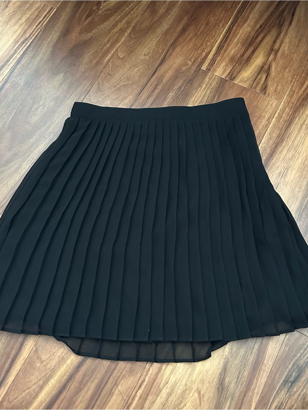 Aritzia Pleated Chiffon Skirt